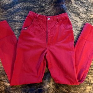 Vintage Red Blaze Jeans